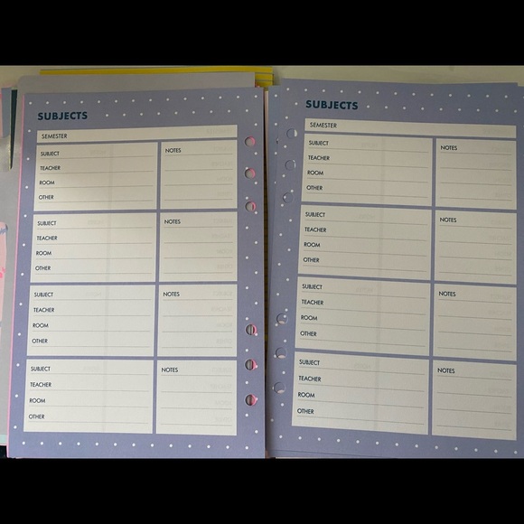 Kikki k A5 planner insert - Picture 5 of 7